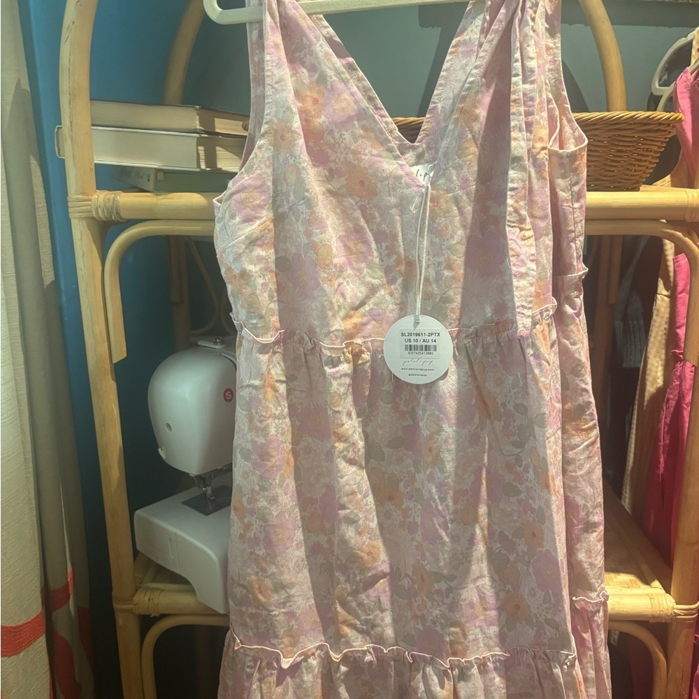 Petal‎ & Pup Eranda Pink Floral Dress NWT - Picture 3 of 4